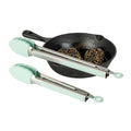 Teal Stainless Steel Kitchen Tong Set (Set / Teal)