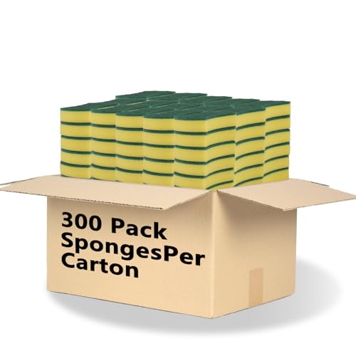 300 Pack Kitchen Cleaning Sponges (300 pack)