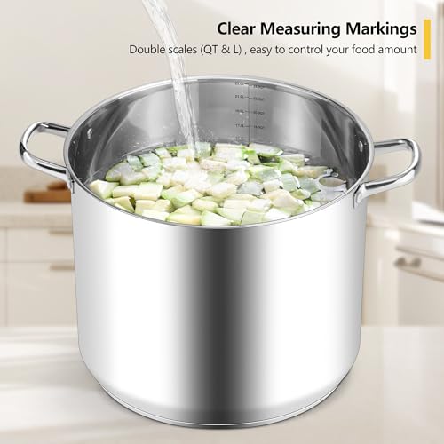 Stainless Steel Stock Pot (24 Quarts)