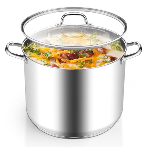 Stainless Steel Stock Pot (24 Quarts)