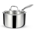 3 Ply Stainless Steel Saucepan with Lid (3 Quarts)