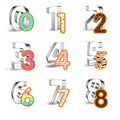 Number Cookie Cutter Tool Set (Small-Number)