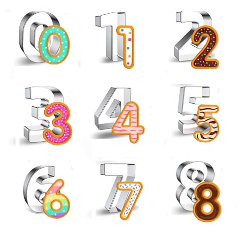 Number Cookie Cutter Tool Set (Small-Number)