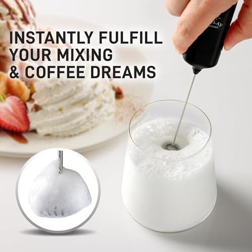 Mini & Mighty Milk Frother Wand (Zulay Black / Mini Frother)