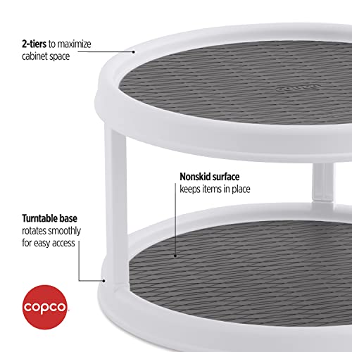 Non Skid Turntable (White/Gray / 12-Inch)