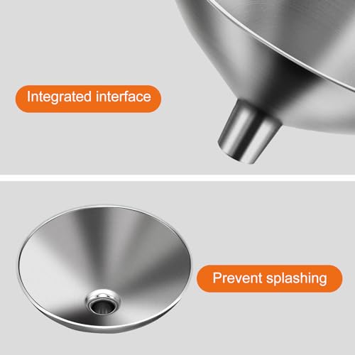 Small Funnel Set of 2 (2.36" X 0.31" Mouth + 3.15" X 0.4" Mouth)