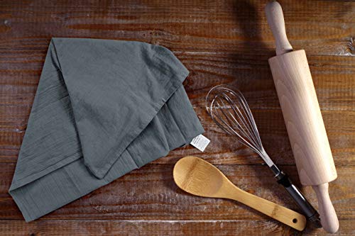 Light Grey Flour Sack Towels [6 Pack (Light Grey / 6 Pack)