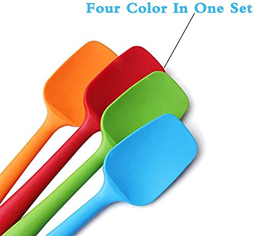 Food Grade Silicone Spatula Set Heat Resistant Small Rubber Spatulas (small)