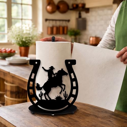 Horseshoe Western Paper Towel Holder (Horseshoe)