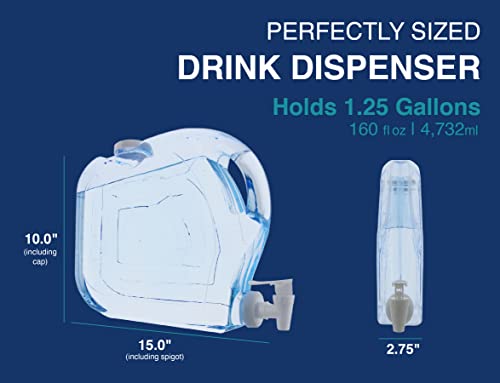 Arrow Ultra Drink Dispenser for Fridge (1.25 Gal / Ultra Slimline)