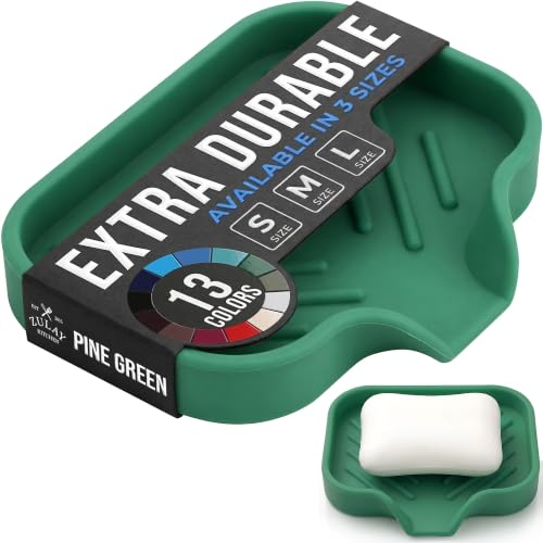 Small Silicone Sponge Holder (Pine Green (Small) / Small (4.9x3.3))