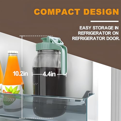 Cold Brew Coffee Maker (64 Ounces / Green)