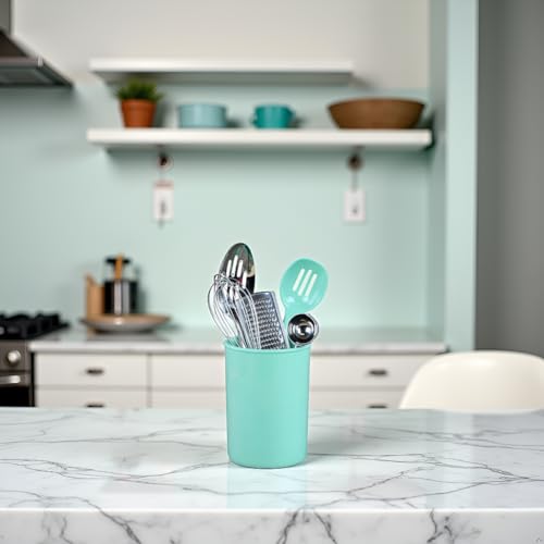 Calypso BasicsMultipurpose Cookware Storage Crock (Utensil Holder / Seafoam)