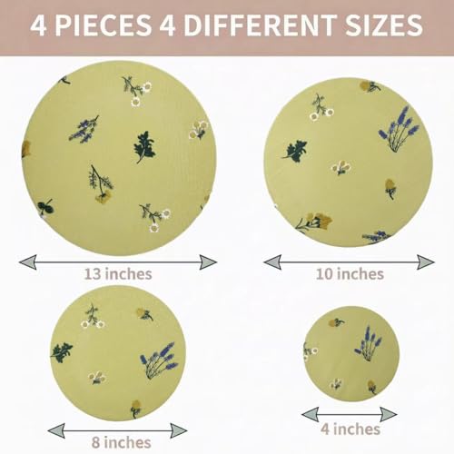 Reusable Bowl Covers (Pale Mustard)