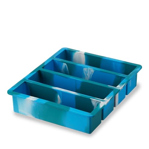 Ice Cube Tray (Blue Marble / 5-inch Long Cubes)