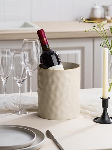 Ceramic Utensil Holder (Vanilla White)