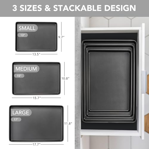 Baking Sheet Pan Set (L/M/S / Gray)