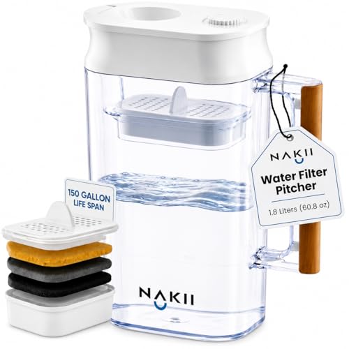 Water Filter Pitcher 1.8L (7.5 Cups Pitcher)