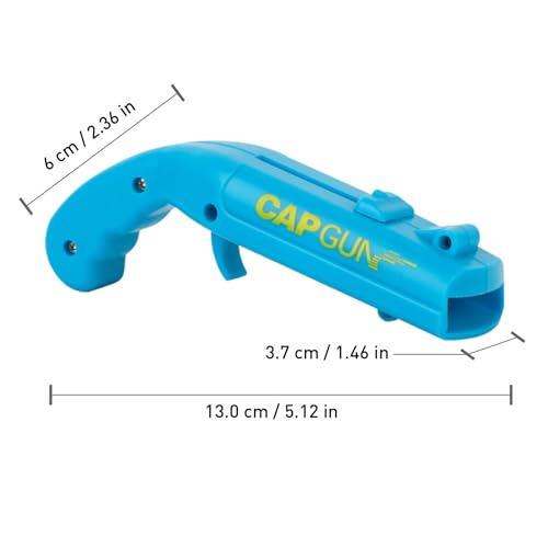 Cap Shooting Bottle Opener Gun (4PC black red)