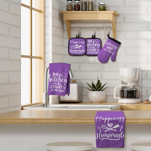 6 Pcs Kitchen Decor Accessories Set (Purple / Kitchen)