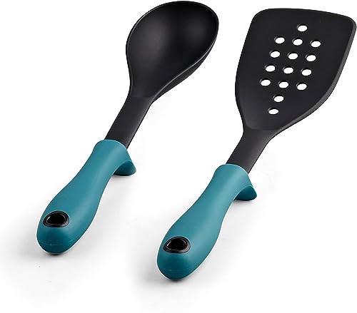 Professional Pots and Pans Nonstick Cookware Set (12 Piece Cookware Set / Turquoise)
