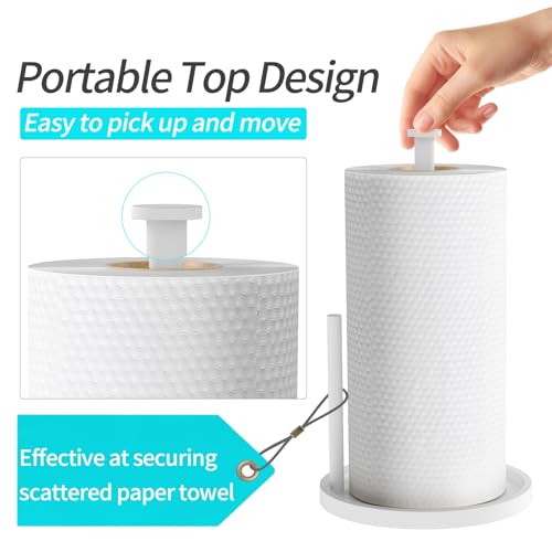 Paper Towel Holder Countertop (White)