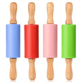 Mini Silicone Rolling Pin for Kids (4 PACK / 4 Pack)