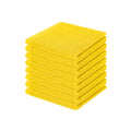 100% Cotton Waffle Weave Kitchen Dish Cloths 8 (Yellow / 12 X 12 - 8 Pack)