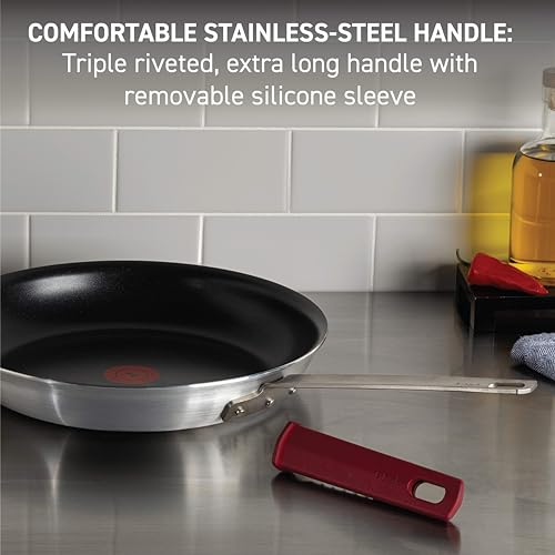 Professional VX3 Brushed Nonstick Fry Pan with Stainless Steel Handle 10 Inch (Professional Nonstick / 10 inch)