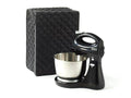 Stand Mixer Cover (Black Quilted Polyester / 10W x 8D x 16H)