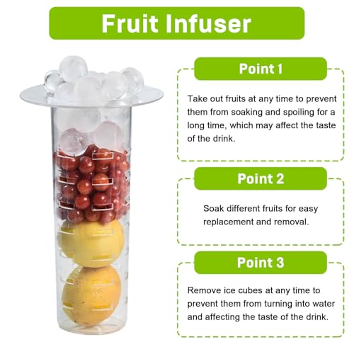 2 Pack 1 Gallon Drink Dispenser with Stainless Steel Spigot & Ice Core