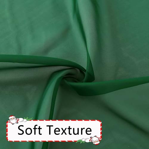 Sheer Voile Window Treatment Rod Pocket Curtain Panels for Kitchen Bedroom Living Room Drapes Sunlight Filtering Privacy Semi Home Decor Assorted Colors Sizes (Foliage Green / 52"W x 45"L (Pack of 2))