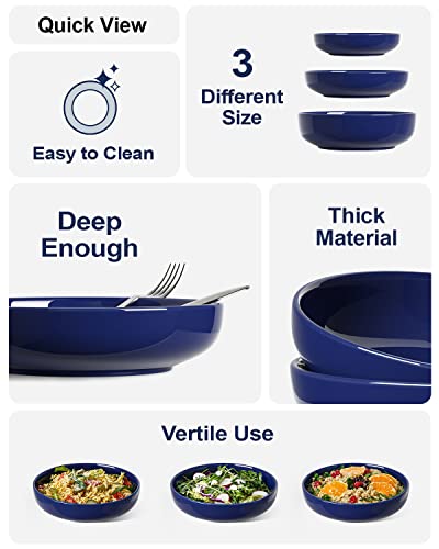 Pasta Bowls 45 oz (Blue / 45 ounces)