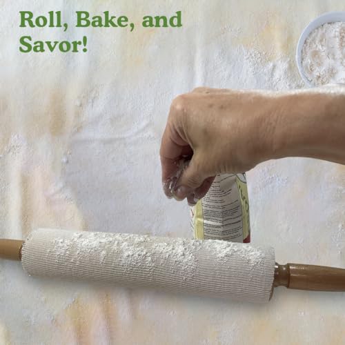 100% Cotton Rolling Pin Cover (Pack of 2 / Natural)
