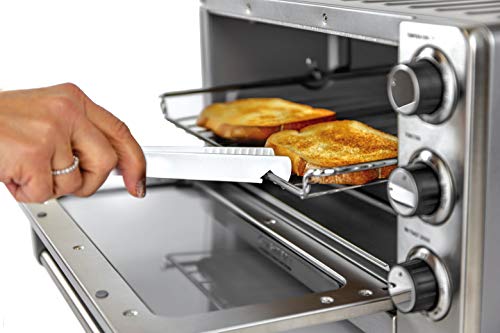 Toaster Tongs With Oven Rack Hook (Aqua)