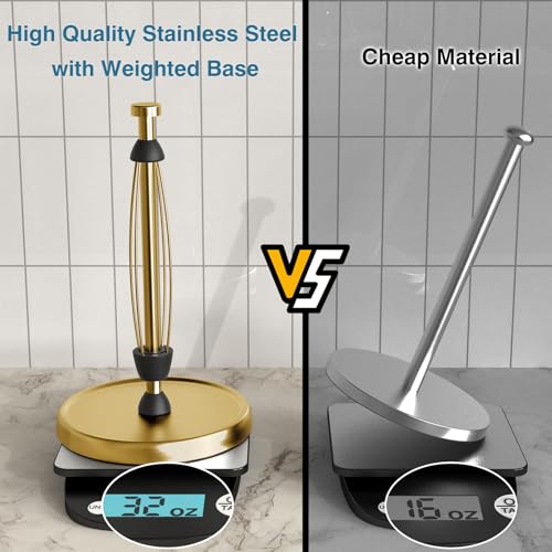 Paper Towel Holder Countertop (Gold)