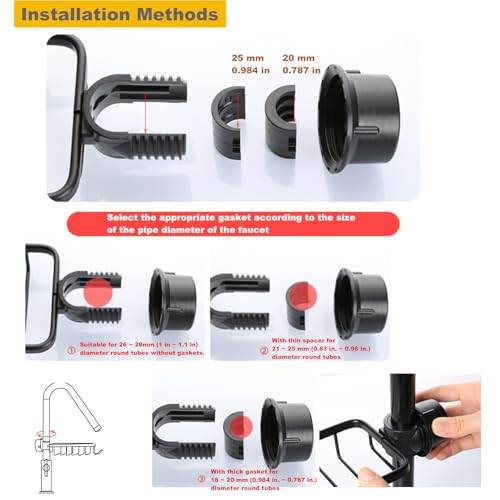 Sink Organizer Rack (Black / Right)