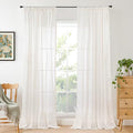 42X84 Inches Long Linen Curtains for Living Room 2 Panels Set (Linen / 42"W x 84"L (Pack of 2))