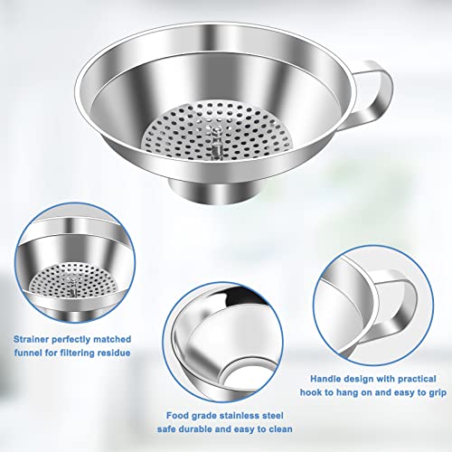 Stainless Steel Canning Funnel Set (SSfunnel02)