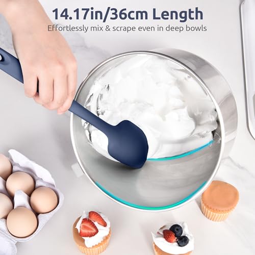 14" Long Silicone Spoonula (Midnight Blue / 14.17in (spoon spatula))