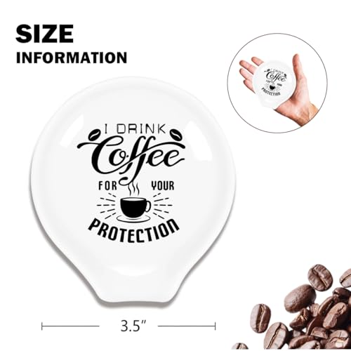 Funny Coffee Spoon Holder (I Drink Coffee)