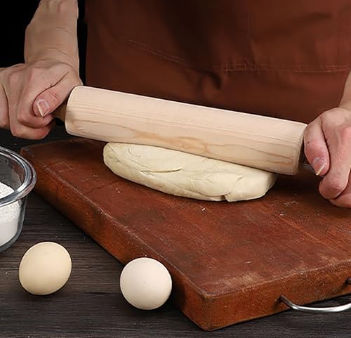 Rolling Pin 13.8 Inch Wood for Kneading the Dough of Baking Bread (L)