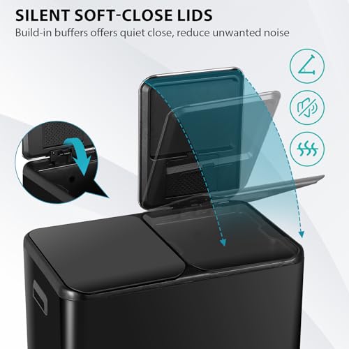 Kitchen Trash Can (Black)