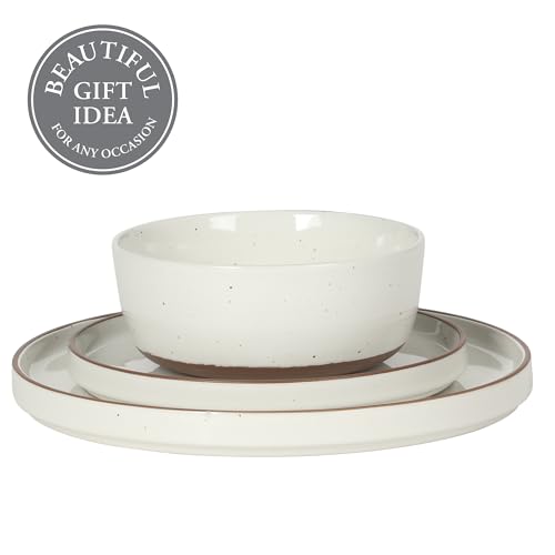Northrock Stoneware Dinnerware Set (White (Northrock) / Service for 4 (12pcs))