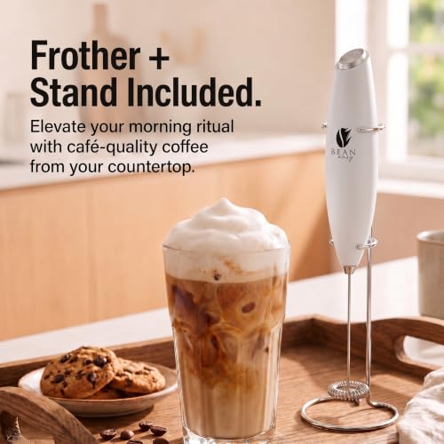 Milk Frother Handheld (White / Classic)