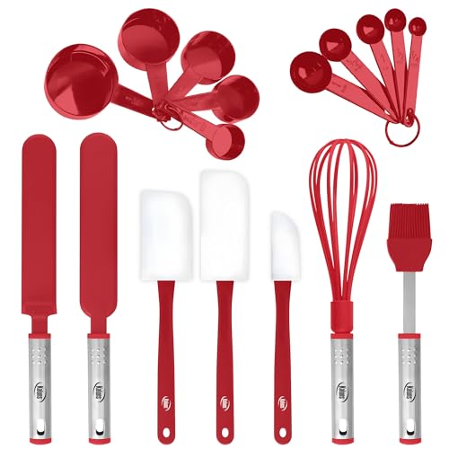 Silicone Spatula Set (Red)