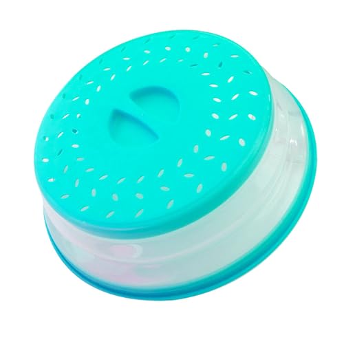 Collapsible Microwave Splatter Cover (10.5 IN,Sky blue)