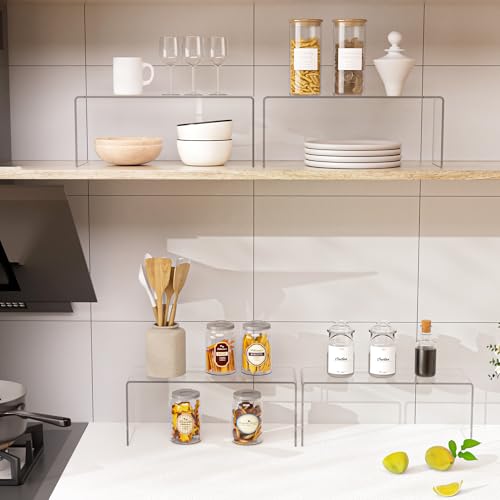 Cabinet Shelf Organizer (4 Pack)