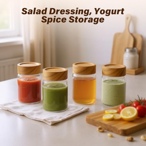 Small Glass Spice Jars (H-lucency / 8 fl oz)