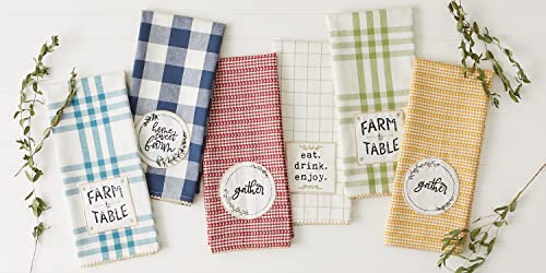 Home Sweet Farmhouse Kitchen Collection (Gray / Dishtowel Set, 18x28")